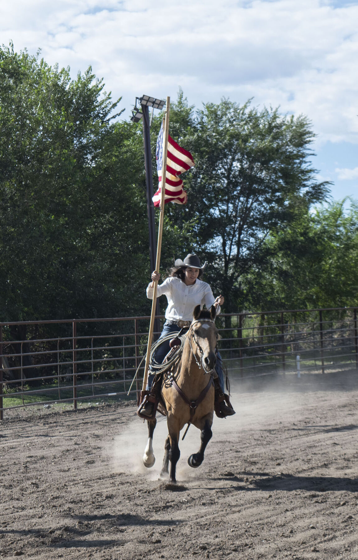 Caitlin Sanchez on mustang